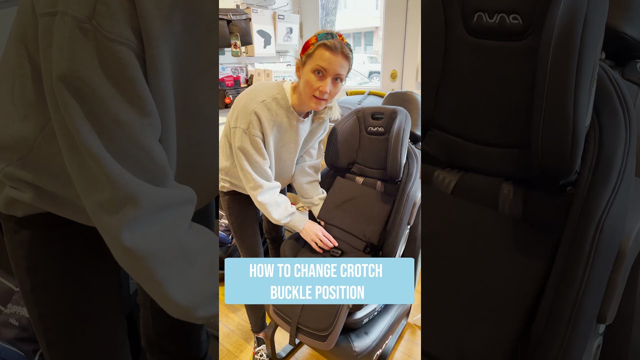 How to Change Car Seat's Crotch Buckle Position 