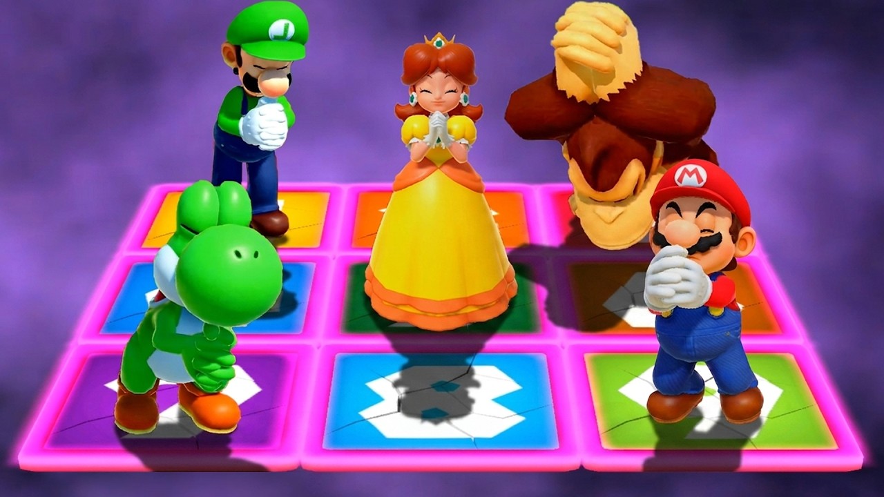 マリオパーティ4】最強のミニゲーム王は誰だ？マリオVsルイージVs