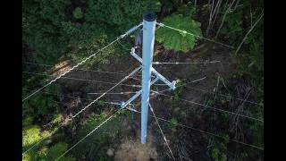 World's Longest FRP Utility Pole Span | Kawau Island, New Zealand
