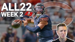 Justin Fields - all Week 2 pass plays vs Tampa