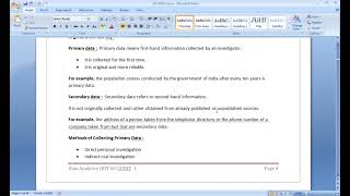 DA UNIT 1 Types of Data