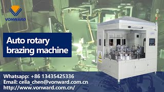 Auto rotary brazing machine