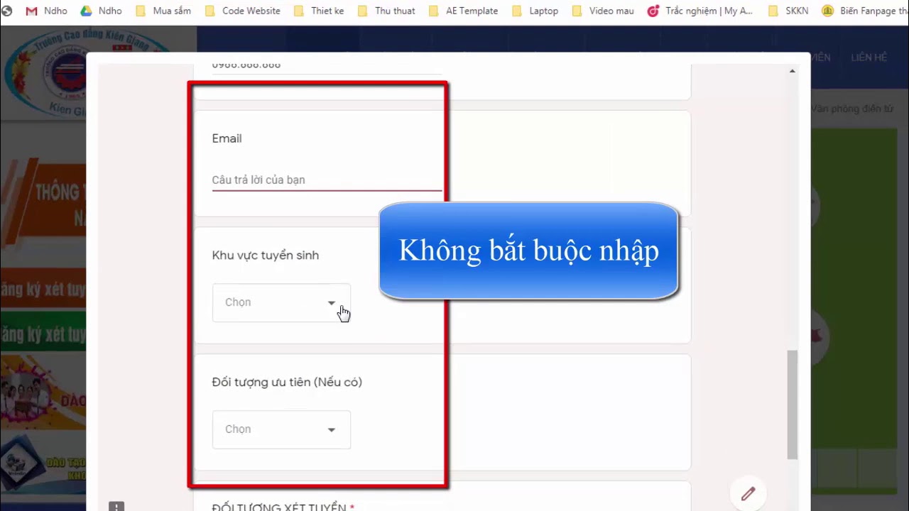 KGC: Hướng dẫn đăng ký xét tuyển trực tuyến - youtube