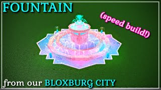 Bloxburg: Rainbow Fountain