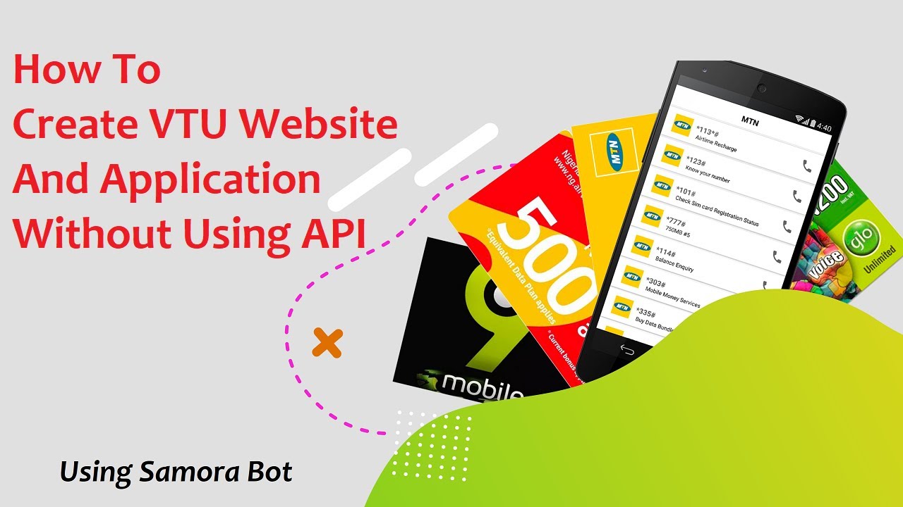 How To Create VTU Website And Application Without Using API