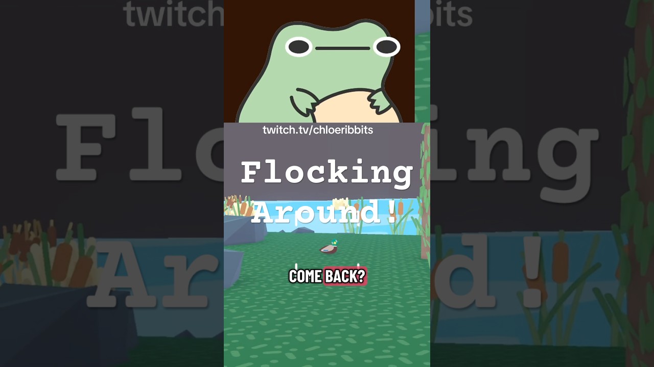 It’s the simple things 😌😂 #frog #gaming #flockingaround #steamnextfest