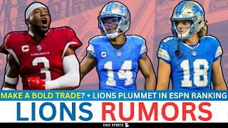 Detroit Lions Rumors: Trade For S Budda Baker? + Lions PLUMMET In ESPN Ranking