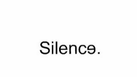 Silence - Flash text animation