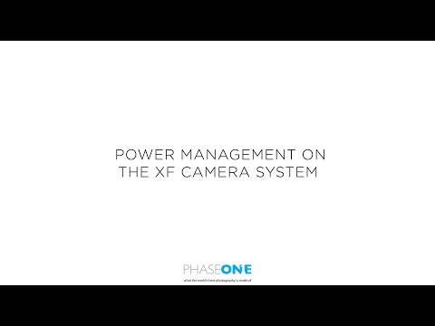 Support | Power management on the XF Camera System | Phase One
