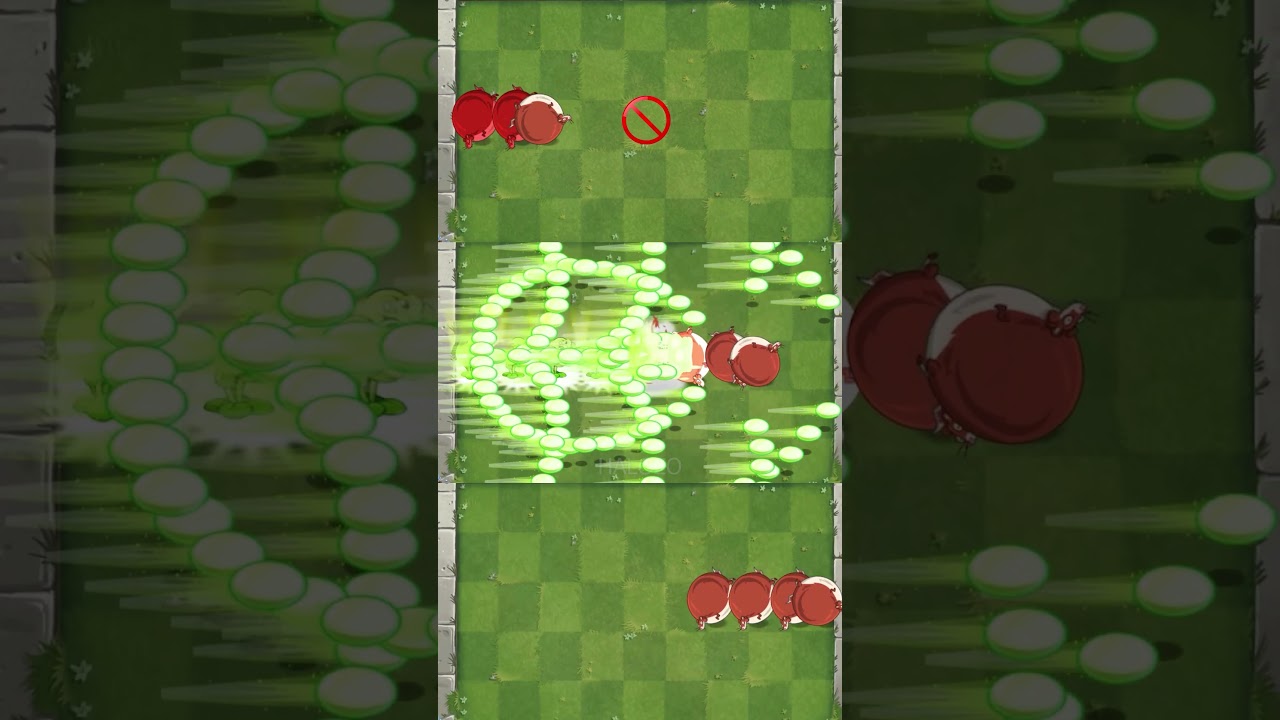 PvZ 2  - Repeater Plant Team Vs Other Team Vs Fat Weasel Zombies 