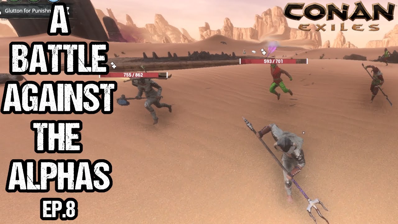 I Fought Against an Alpha Clan - Conan Exiles - YouTube