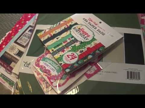Small Scrappy Happy Birthday Haul scrapbook supplies ebay
