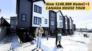 $240,000 Calgary Townhome?! Affordable Living Near Mountains 🏔️🏡| Canada Home Tour