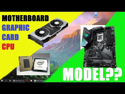 Video: So Finden Sie Den Namen Des Motherboards