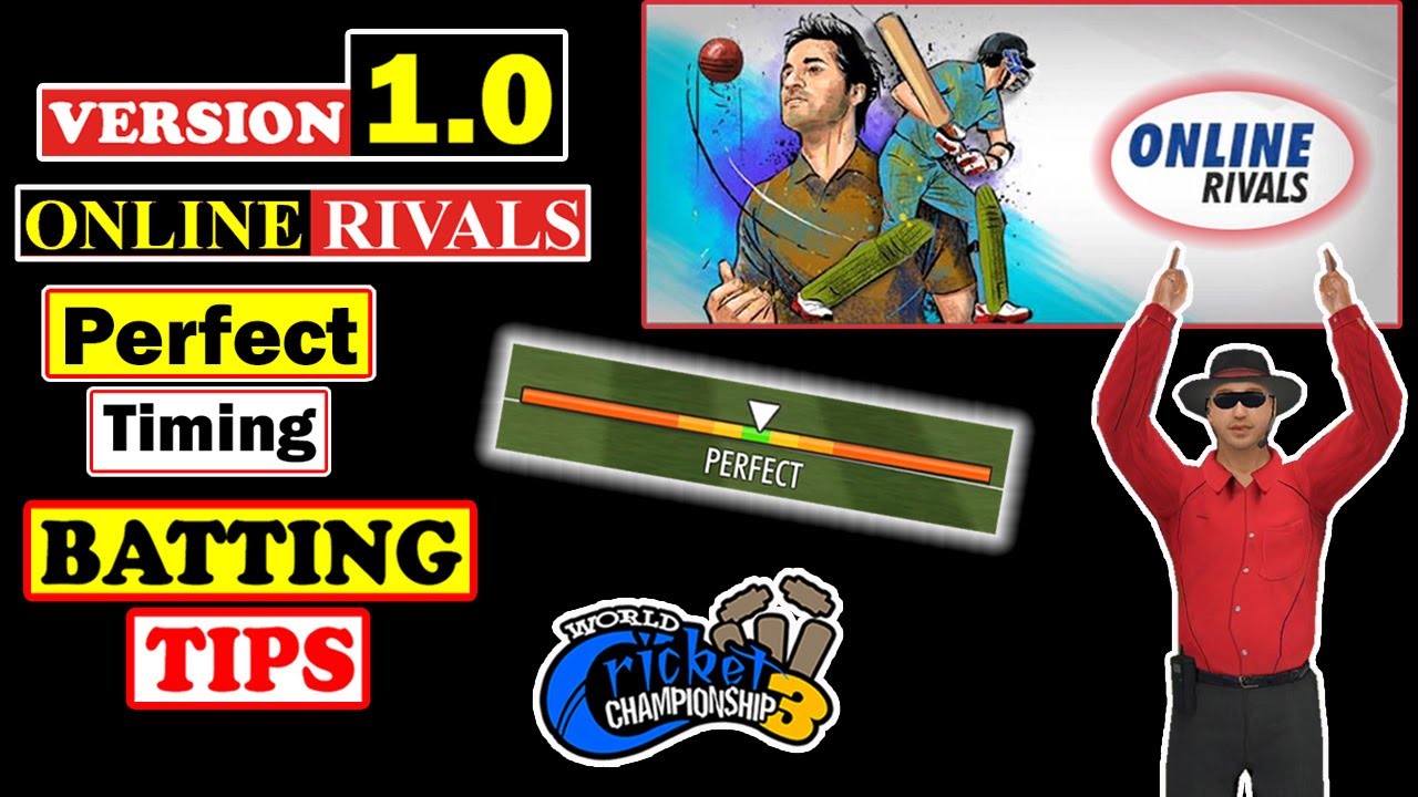 WCC3 Batting Tips New Version | WCC3 Online Rivals Batting Tips | WCC3 Batting Tips Version 1.0