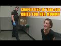 Bodycam Footage - 19-Year-Old Woman Cries for Her Mommy After Being Arrested for Shoplifting