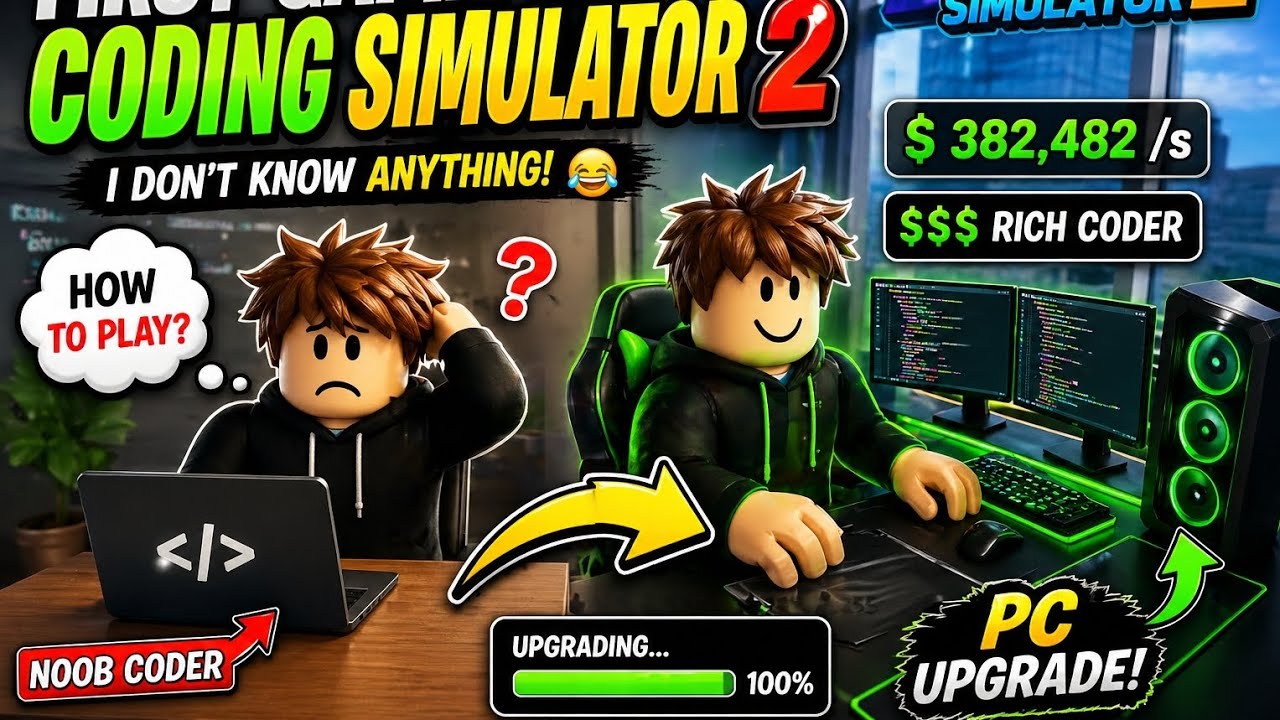“First Time Playing Coding Simulator 2 😳💻 | Noob Gameplay 😂” - YouTube