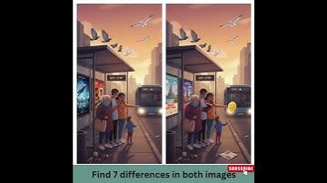 Test your IQ ! Spot 7 differences in the video! #fun #puzzle #brainteaser
