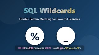 SQL Wildcards: Unleash Powerful Pattern Matching for Beginners! 🔍