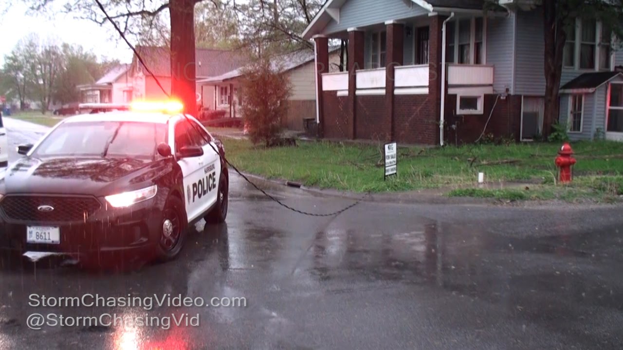 Storms Caused Damage & Flooding in Harrisburg, IL - 4/16/2017