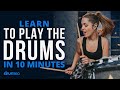 Learn to play the drums in 10 minutes beginner lesson w domino santantonio
