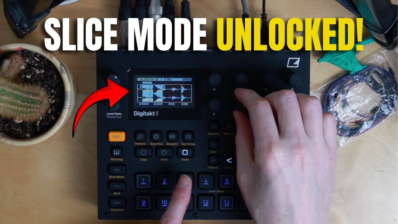 Watch Digitakt II Slice Mode Tutorial for Beginners – Start Here on YouTube Watch Digitakt II Slice Mode Tutorial for Beginners – Start Here on YouTube
