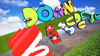 Big Small Alphabet Lore Cars Vs Down Of Death Teardown