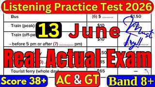 06 June 2026 Real Exam For Ielts Listening Test 2026 With Answers  Real Ielts