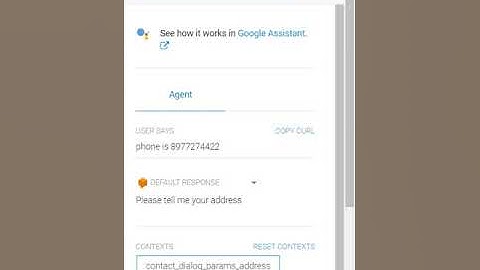Testing DialogFlow chatbot using inbuilt simulator
