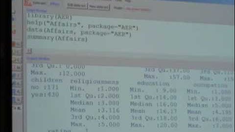 Extramarital affairs_part 2: descriptives