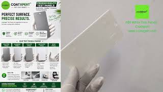 ABS White Plastic Test Panels Coatxpert www.coatxpert.com