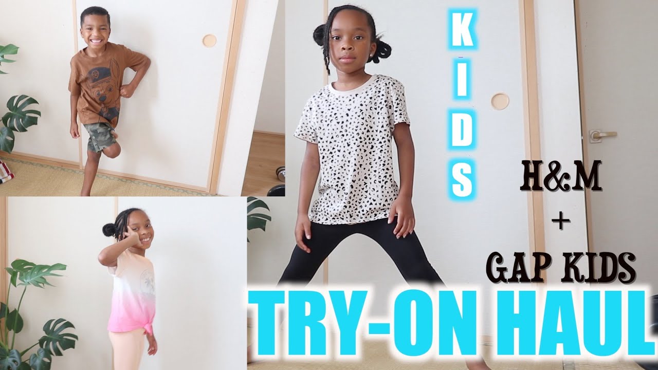 Kids Summer Clothing HAUL H&M KIDS & GAP KIDS 2022 |TRY-ON HAUL