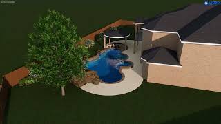 Harvey Family Pool professionally designed by Chris Smith at Avree Custom Pools