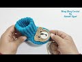 لكلوك كروشية للأطفال جوارب سليبر حذاء هاف بوت شراب لكل الأعمارcrochet Baby Socks Tığ Işi Terlik