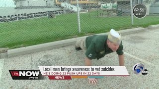 Local man brings awareness to vet suicides