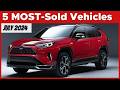 These Are The 5 Most-Sold Vehicles In The US For July 2024