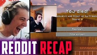 REDDIT RECAP #17 | xQc Reacts to Memes Made by Viewers and LiveStreamFails | Adept Guest Host