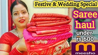 Meesho saree haul ? meesho saree haul under 1000 ? meesho ? haul