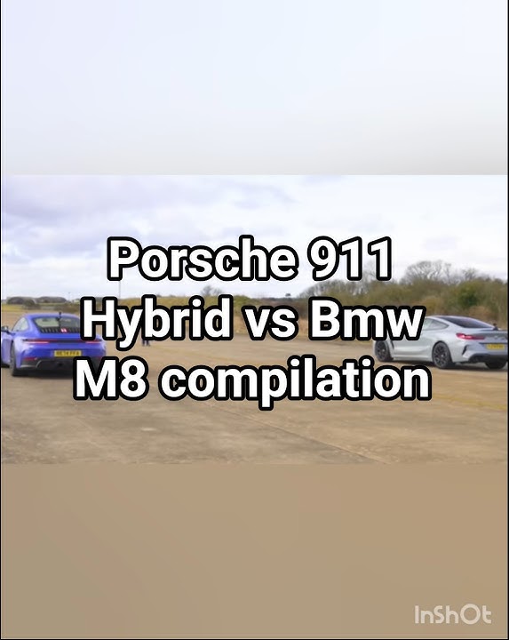 Porsche 911 Hybrid vs Bmw M8 compilation #shorts #viral