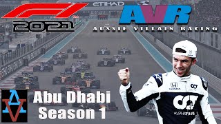 F1 2021: ABU DHABI GP: CAN WE BEAT GASLY - Aussie Villain Racing: My Team Career Mode