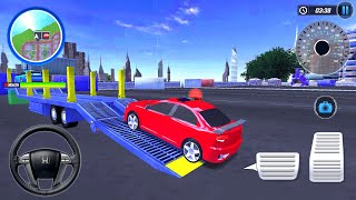 City Car Driving Transporter Truck Simulator 2021 | Car Games Driving Simulator – Android Gameplay screenshot 4