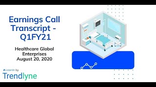 Healthcare Global Enterprises Earnings Call for Q1FY21