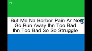 Borbor Pain by Emmerson ft Pupa Baja Lyrics video 