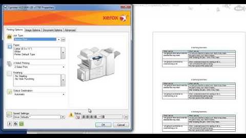 Secure Printing to the Xerox Machine