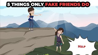 5 Things Only Fake Friends Do. #FakeFriends