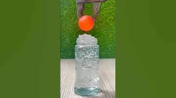 Experiment 1000°C Red Hot Ball Vs Gel Oddly Satisfying Video #rhcb #satisfying #asmr #asmrsounds