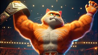 enchanted animals The story of the cat wwe fight for daddy🥹 #wwe #cat #catslover #catvideos #cartoon