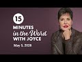 Habitually Trusting God | 15 Minutes In The Word with Joyce Meyer