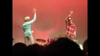 Netherhall Leavers Assembly. Ayoub and Thevindu.