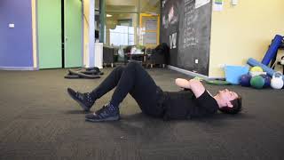 Staggered stance Glute Bridge Exercise Tutorial | Melbourne Athletic
